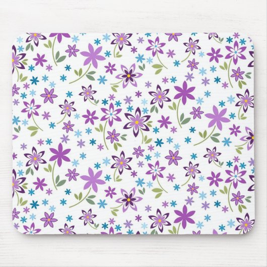 Xmas Geschenk Niedliche Blumenditsy Mousepad (Vorne)