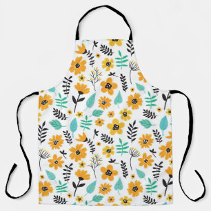 Xmas Geschenk Niedliche Hand gezeichnet Blumenfarb Schürze