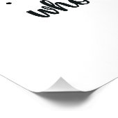Xmas Geschenk nur ein Mädchen, das Weihnachten Lie Poster (Ecke)