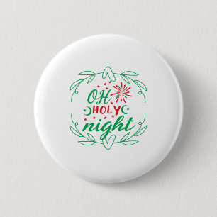 Xmas Geschenk Oh heilige Nacht Button