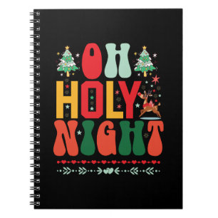 Xmas Geschenk Oh heilige Nacht Notizblock