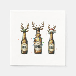Xmas Geschenk Reinbeer Reinbeer Reinbeer Serviette