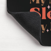 Xmas Geschenk Sleigh Mein Name Mousepad (Ecke)