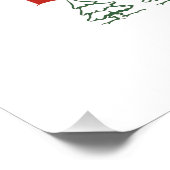 Xmas Geschenk Sorry Santa Poster (Ecke)