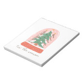 Xmas Geschenk Tree Dies ist die Jahreszeit Notizblock (Rotiert)