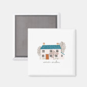Xmas Geschenk Warme Wünsche Magnet (Vorderseite/Rückseite)
