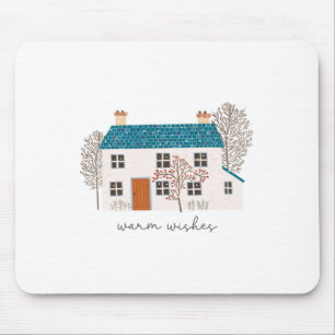Xmas Geschenk Warme Wünsche Mousepad