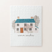 Xmas Geschenk Warme Wünsche Puzzle (Vertikal)