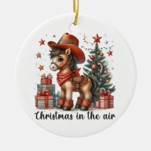 Xmas-Geschenk Weihnachten in der Luft Keramik Ornament