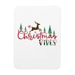 Xmas Geschenk Weihnachts-Vibes Magnet