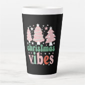 Xmas Geschenk Weihnachts-Vibes Milchtasse (Vorderseite)