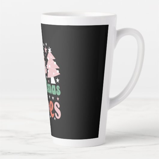 Xmas Geschenk Weihnachts-Vibes Milchtasse (Rechts)