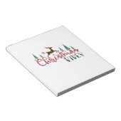 Xmas Geschenk Weihnachts-Vibes Notizblock (angewinkelt)
