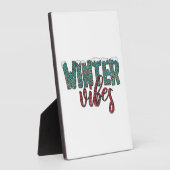 Xmas Geschenk Winter Vibes Fotoplatte (Seite)