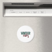 Xmas Geschenk Winter Vibes Magnet (In Situ (Geschirrspüler))