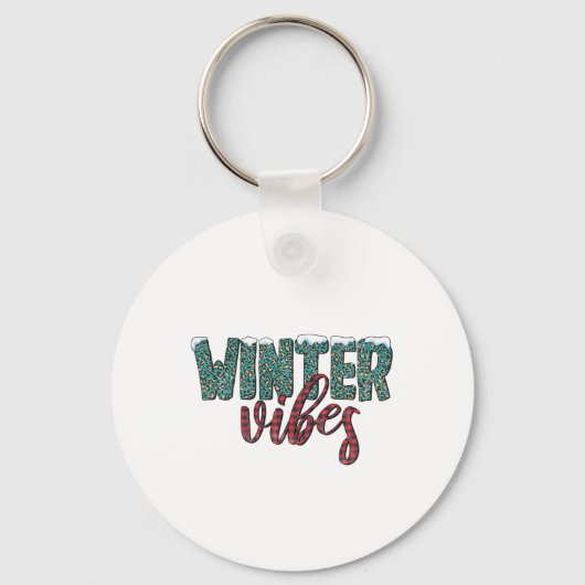 Xmas Geschenk Winter Vibes Schlüsselanhänger (Vorderseite)