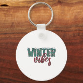 Xmas Geschenk Winter Vibes Schlüsselanhänger (Vorderseite)