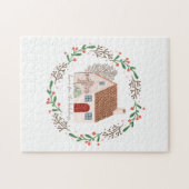 Xmas Geschenk Zuhause für den Urlaub Puzzle (Horizontal)