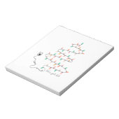 Xmas Geschenke Lass Lit Notizblock (Rotiert)