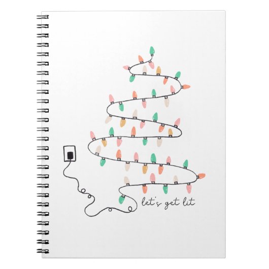 Xmas Geschenke Lass Lit Notizblock (Vorderseite)