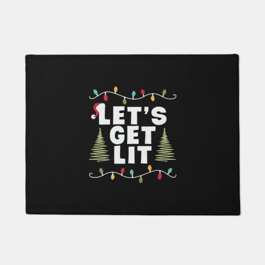 Xmas Geschenke Lasse Lit Fußmatte (Vorderseite)