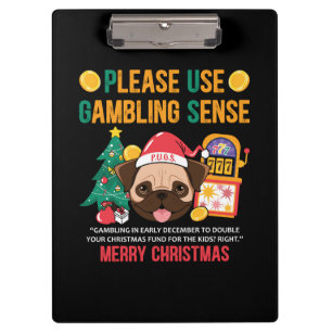 Xmas Geschenke MÖPSEN Der Kaninchenberater Klemmbrett