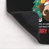 Xmas Geschenke MÖPSEN Der Kaninchenberater Mousepad (Ecke)