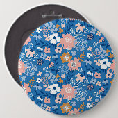 Xmas Geschenkstoff-Design mit einfachen Blume Button (Vorne & Hinten)