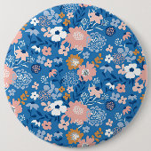 Xmas Geschenkstoff-Design mit einfachen Blume Button (Vorderseite)