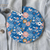 Xmas Geschenkstoff-Design mit einfachen Blume Button (Beispiel)