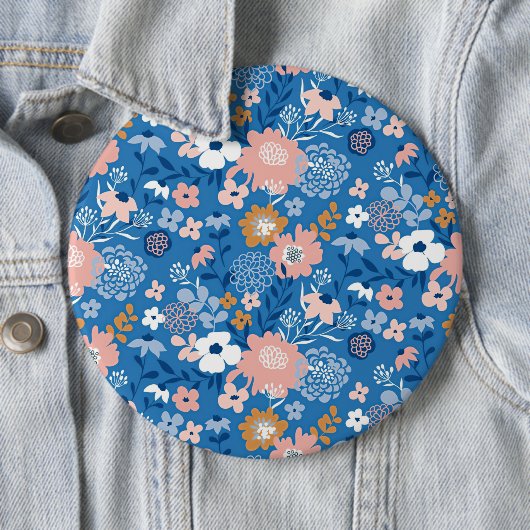 Xmas Geschenkstoff-Design mit einfachen Blume Button (Beispiel)