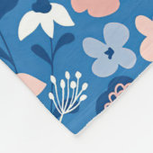 Xmas Geschenkstoff-Design mit einfachen Blume Fleecedecke (Ecke)