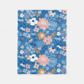 Xmas Geschenkstoff-Design mit einfachen Blume Fleecedecke (Vorderseite)