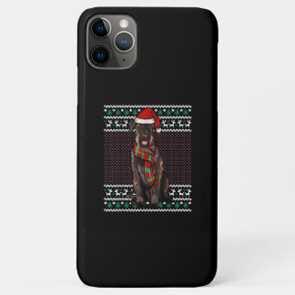 Xmas Giant Schnauzer Dog Weihnachtsmannmütze Ugly Case-Mate iPhone Hülle