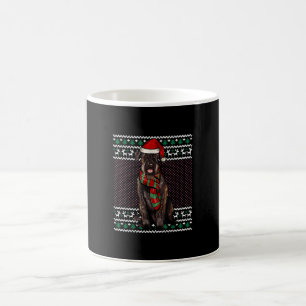 Xmas Giant Schnauzer Dog Weihnachtsmannmütze Ugly  Kaffeetasse