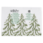 XMAS GIFT BAG GROßE GESCHENKTÜTE (Rückseite)