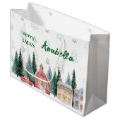 XMAS GIFT BAG GROßE GESCHENKTÜTE (Vorderseite Schrägansicht)