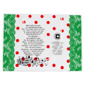 XMAS GIFT BAG GROßE GESCHENKTÜTE (Rückseite)