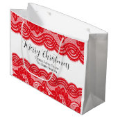 XMAS GIFT BAG GROßE GESCHENKTÜTE (Vorderseite Schrägansicht)