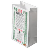 XMAS GIFT BAG KLEINE GESCHENKTÜTE (Rückseite Schrägansicht)