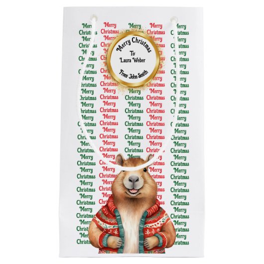 XMAS GIFT BAG KLEINE GESCHENKTÜTE (Vorderseite)