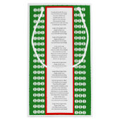 XMAS GIFT BAG KLEINE GESCHENKTÜTE (Rückseite)