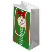 XMAS GIFT BAG KLEINE GESCHENKTÜTE (Vorderseite Schrägansicht)