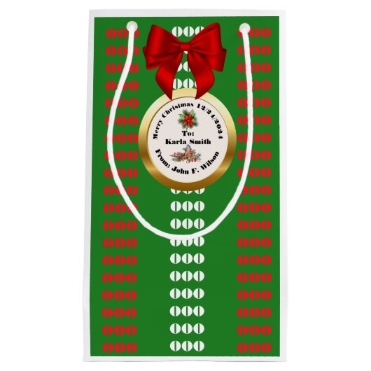 XMAS GIFT BAG KLEINE GESCHENKTÜTE (Vorderseite)