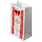 XMAS GIFT BAG KLEINE GESCHENKTÜTE (Vorderseite Schrägansicht)