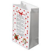 XMAS GIFT BAG KLEINE GESCHENKTÜTE (Rückseite Schrägansicht)