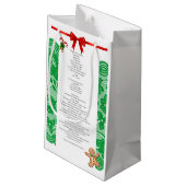 XMAS GIFT BAG KLEINE GESCHENKTÜTE (Rückseite Schrägansicht)