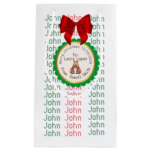 XMAS GIFT BAG KLEINE GESCHENKTÜTE (Vorderseite)