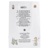 XMAS GIFT BAG MITTLERE GESCHENKTÜTE (Rückseite)