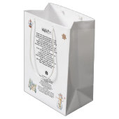 XMAS GIFT BAG MITTLERE GESCHENKTÜTE (Rückseite Schrägansicht)